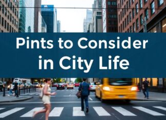 Şehir Yaşamında Dikkate Değer Noktalar Points to Consider in City Life