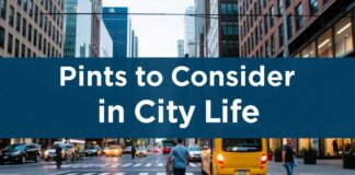 Şehir Yaşamında Dikkate Değer Noktalar Points to Consider in City Life