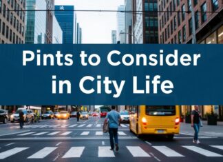 Şehir Yaşamında Dikkate Değer Noktalar Points to Consider in City Life