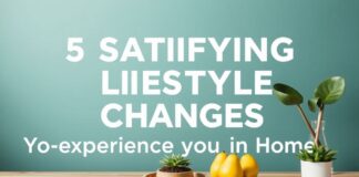 Evde Deneyimleyebileceğiniz 5 Tatmin Edici Yaşam Tarzı Değişikliği 5 Satisfying Lifestyle Changes You Can Experience at Home
