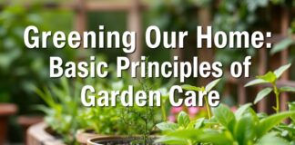 Evimizi Yeşilleştirmek: Bahçe Bakımının Temel İlkeleri Greening Our Home: Basic Principles of Garden Care