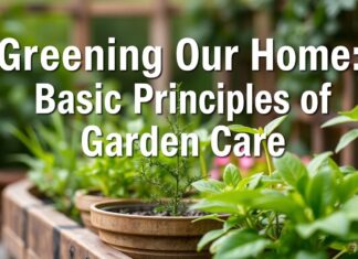 Evimizi Yeşilleştirmek: Bahçe Bakımının Temel İlkeleri Greening Our Home: Basic Principles of Garden Care
