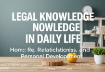 Günlük Hayatta Hukuki Bilgi: Ev, İlişkiler ve Kişisel Gelişim Legal Knowledge in Daily Life: Home, Relationships, and Personal Development