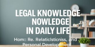 Günlük Hayatta Hukuki Bilgi: Ev, İlişkiler ve Kişisel Gelişim Legal Knowledge in Daily Life: Home, Relationships, and Personal Development