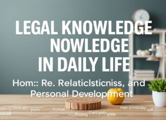 Günlük Hayatta Hukuki Bilgi: Ev, İlişkiler ve Kişisel Gelişim Legal Knowledge in Daily Life: Home, Relationships, and Personal Development