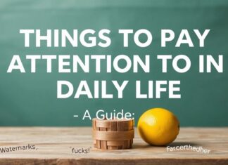 Günlük Yaşamda Dikkat Edilmesi Gerekenler: Bir Rehber Things to Pay Attention to in Daily Life: A Guide