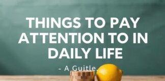 Günlük Yaşamda Dikkat Edilmesi Gerekenler: Bir Rehber Things to Pay Attention to in Daily Life: A Guide
