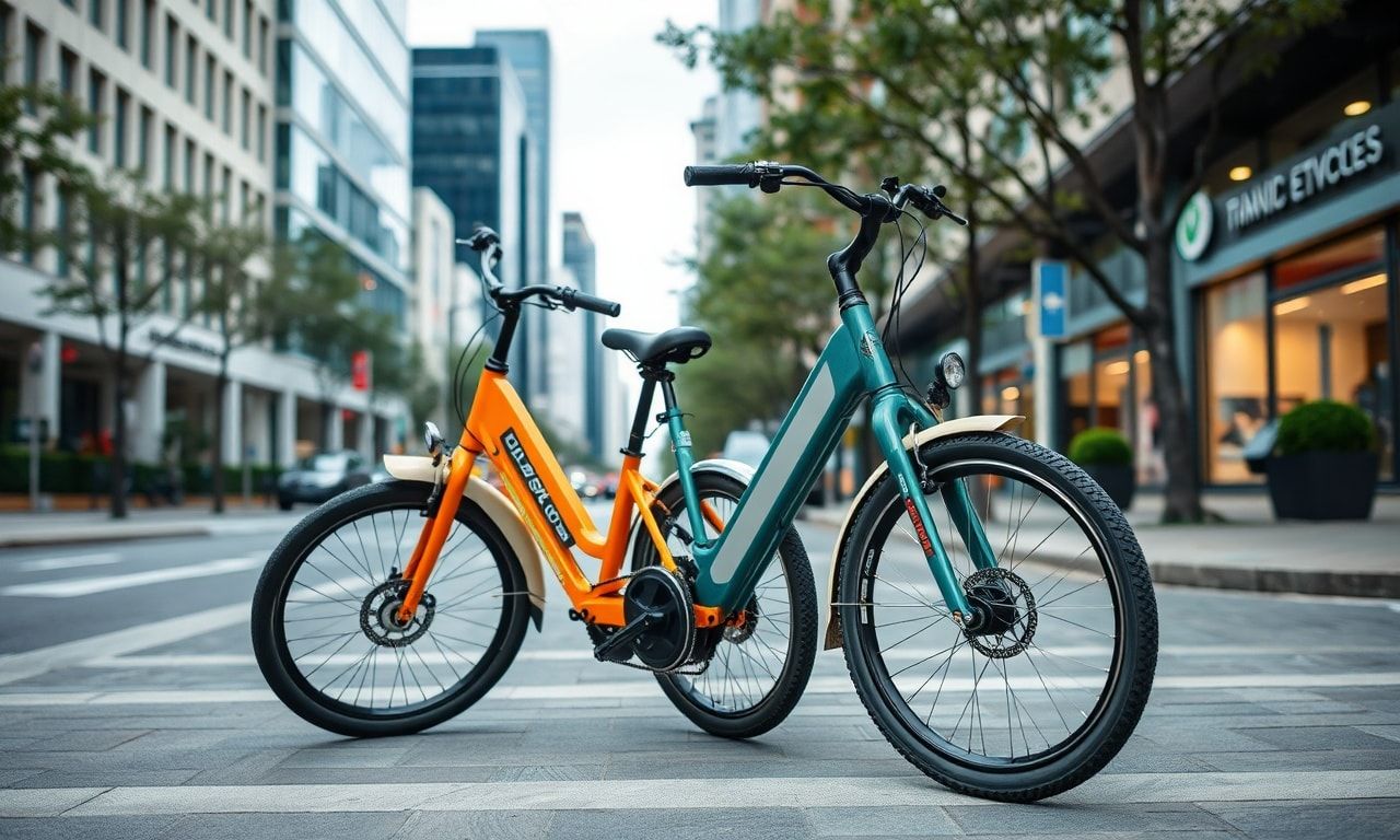 Şehirdeki Yaşamı Rengarenk Yapan Elektrikli Bisikletler