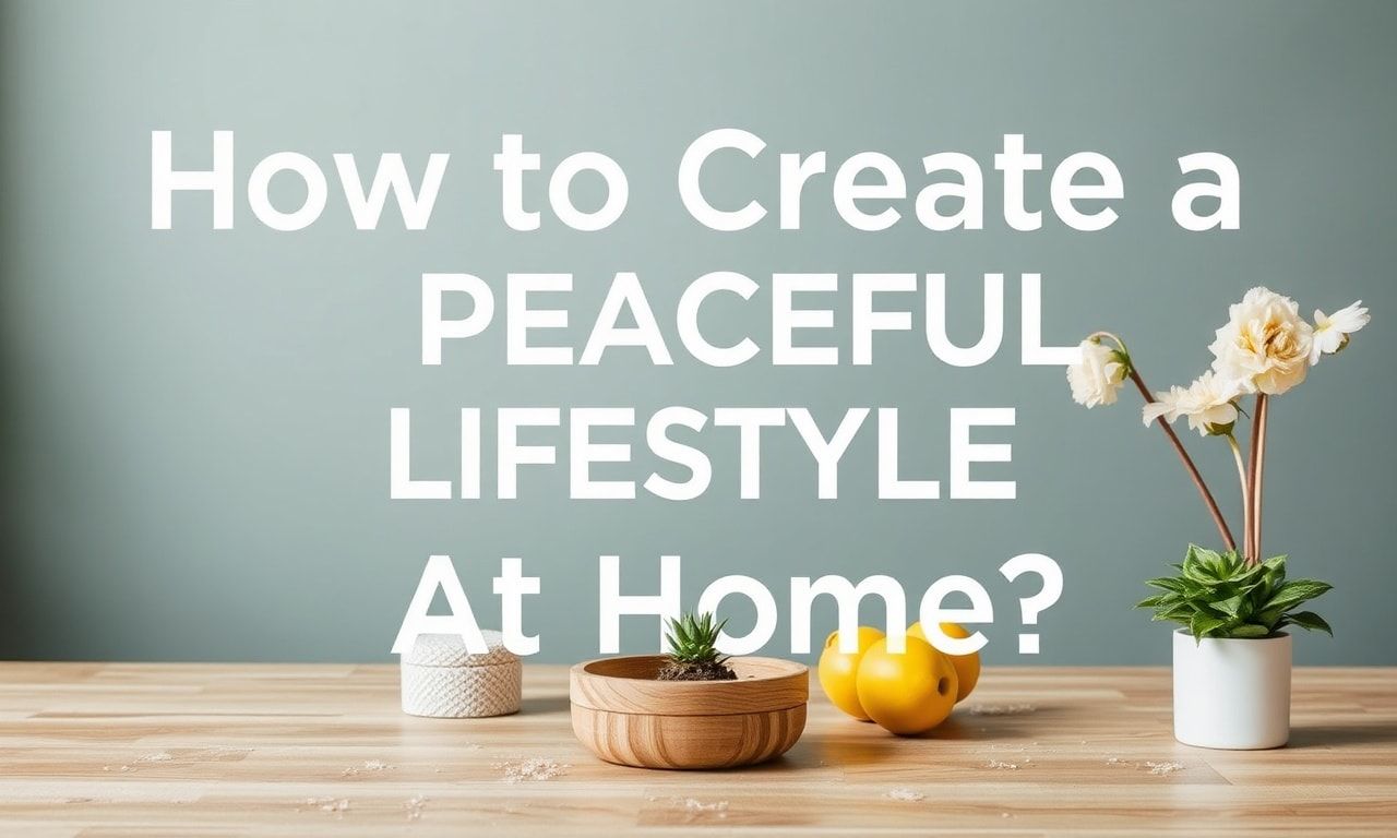 Evde Huzurlu Bir Yaşam Tarzı Nasıl Oluşturulur?