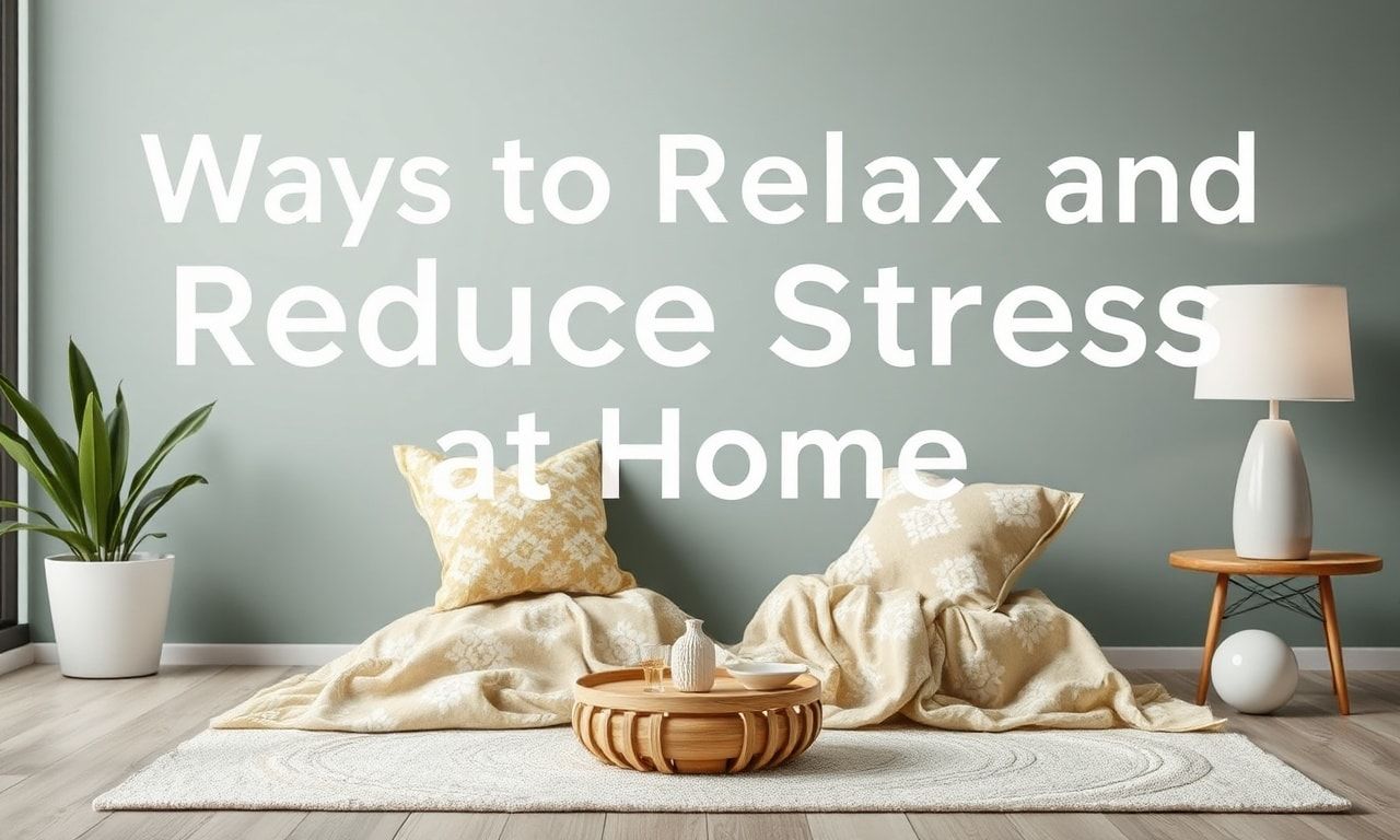 Evde Rahatlık ve Stres Azaltma Yolları