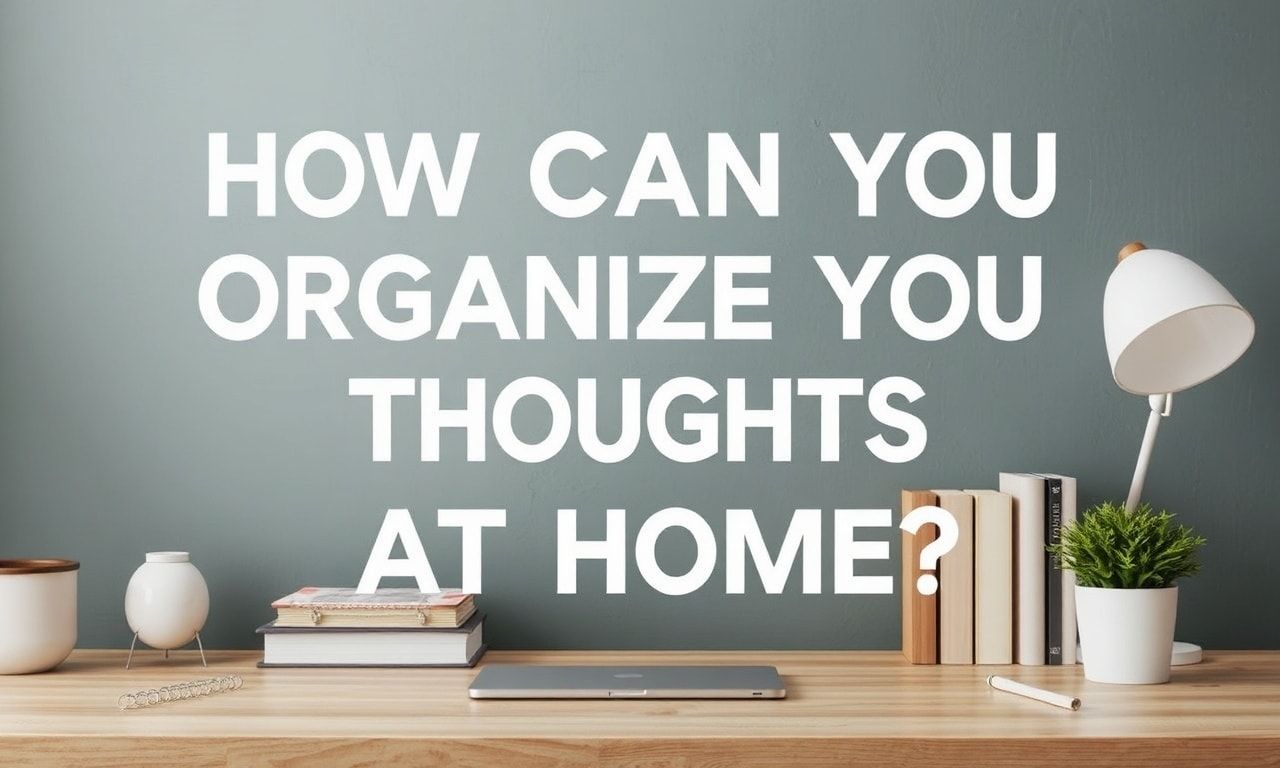 Evdeki Düşüncelerinizi Nasıl Düzenleyebilirsiniz?