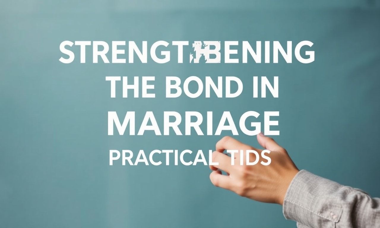 Evlilikte Bağlantıyı Güçlendirme: Pratik İpucları