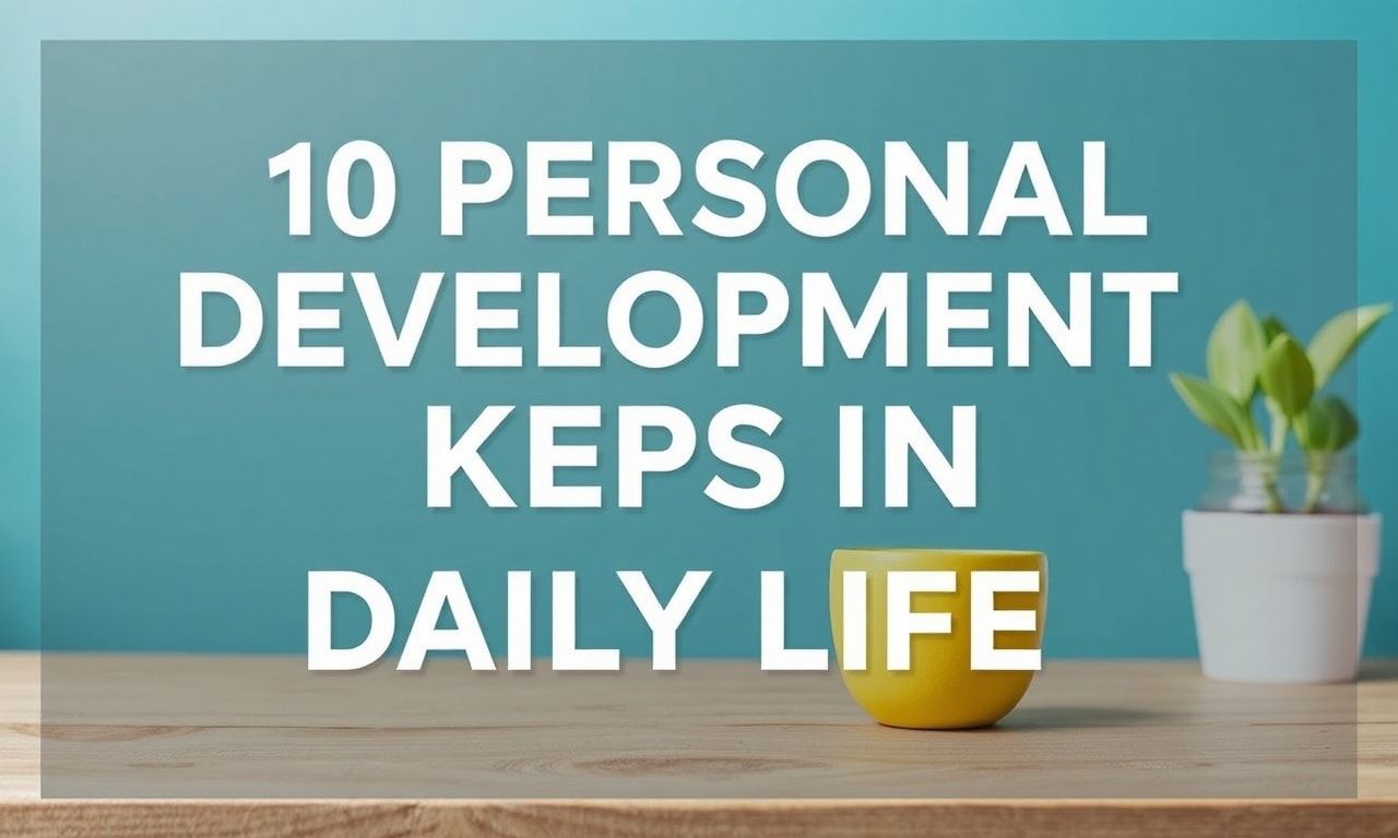 Günlük Hayatta Dikkate Alınması Gereken 10 Kişisel Gelişim İpucu