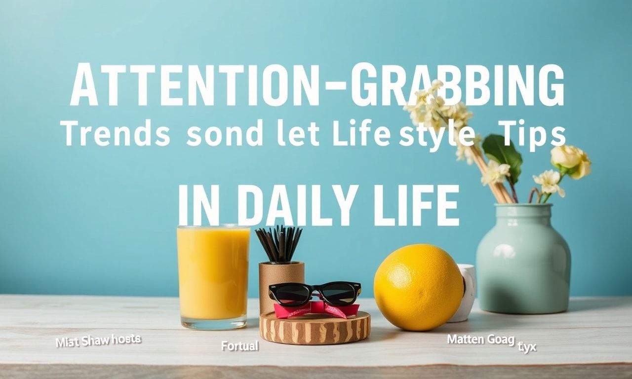 Günlük Yaşamda Dikkat Çekici Trendler ve Yaşam Tarzı İpuçları