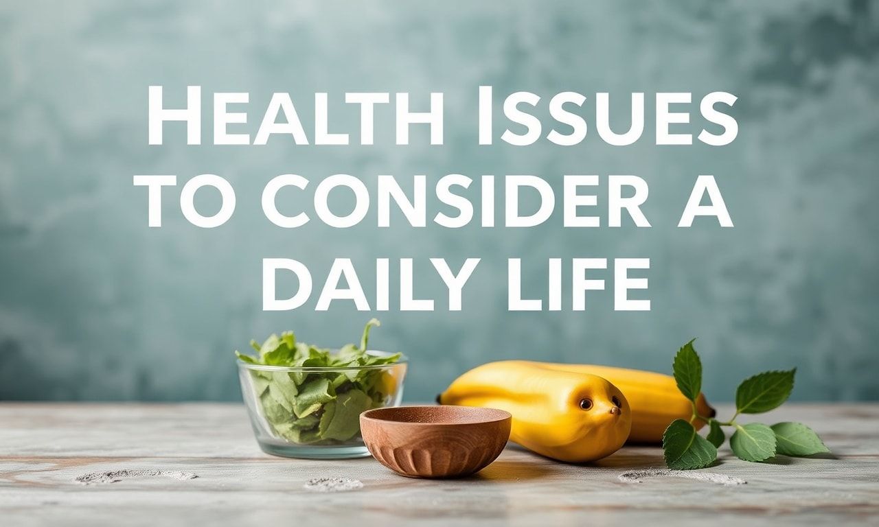 Günlük Yaşamda Dikkate Alınması Gereken Sağlık Konuları