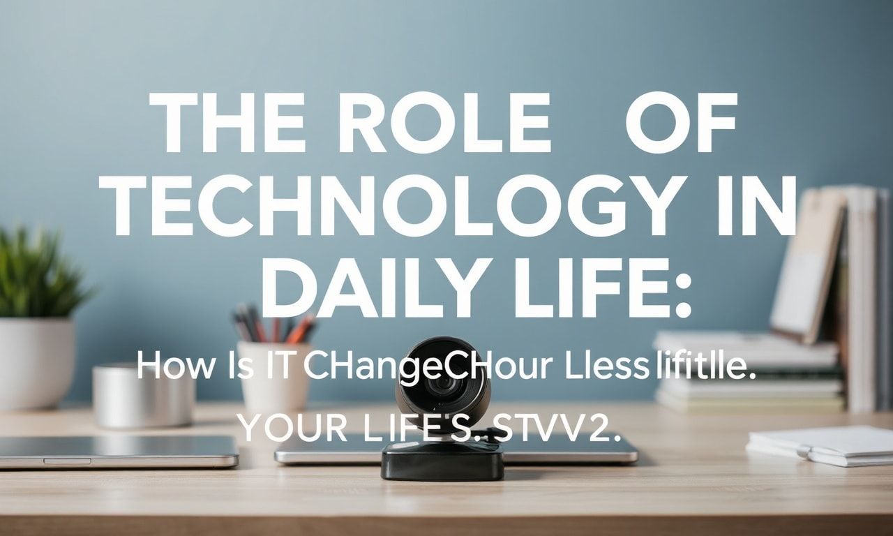 Günlük Yaşamda Teknolojinin Rolü: Yaşam Tarzınızı Nasıl Değiştiriyor?