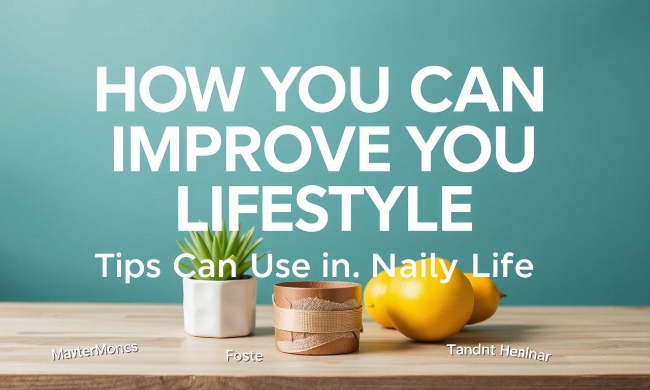 Yaşam Tarzınızı Nasıl İyileştirebilirsiniz: Günlük Hayatta Kullanabileceğiniz İpucları